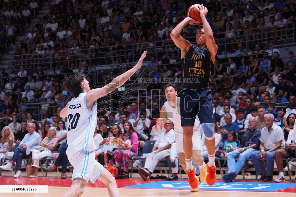 BASKET - Amichevole - Italy vs Argentina