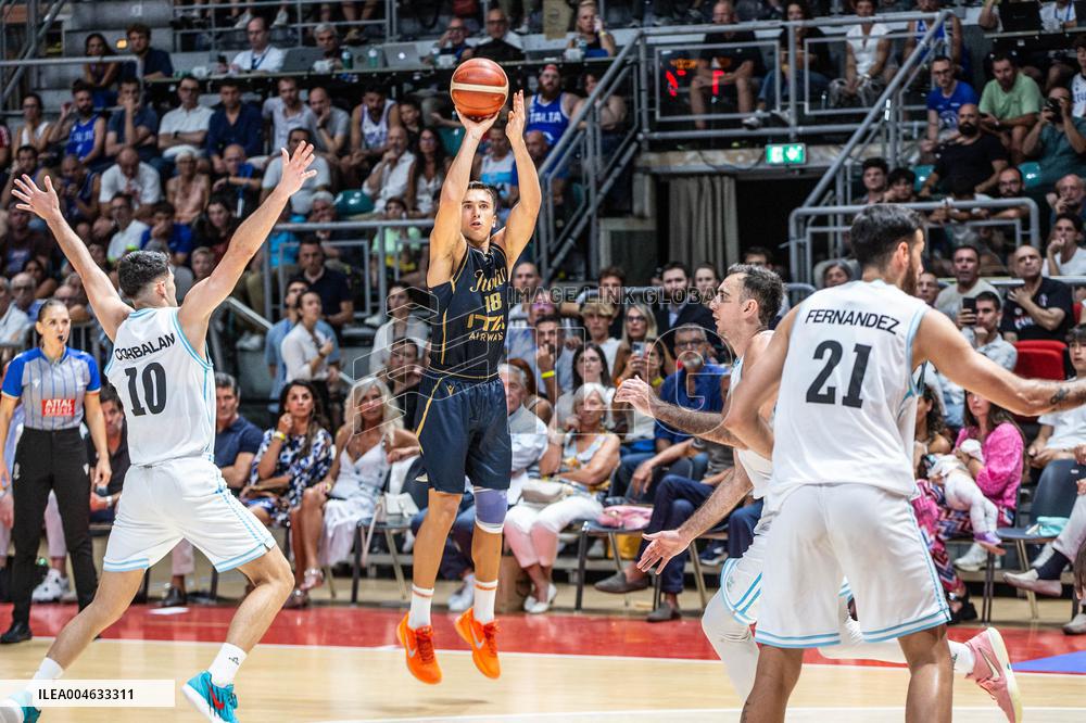 BASKET - Amichevole - Italy vs Argentina