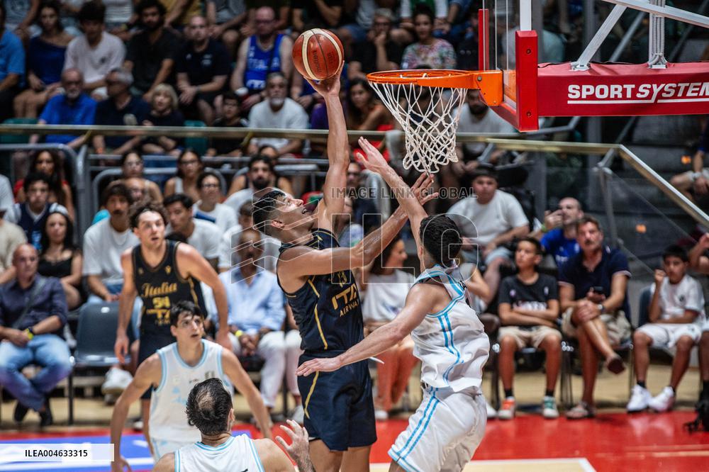 BASKET - Amichevole - Italy vs Argentina