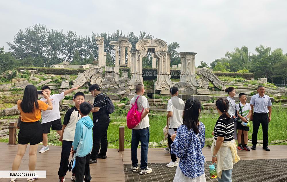 Yuanmingyuan Ruins Park in Beijing