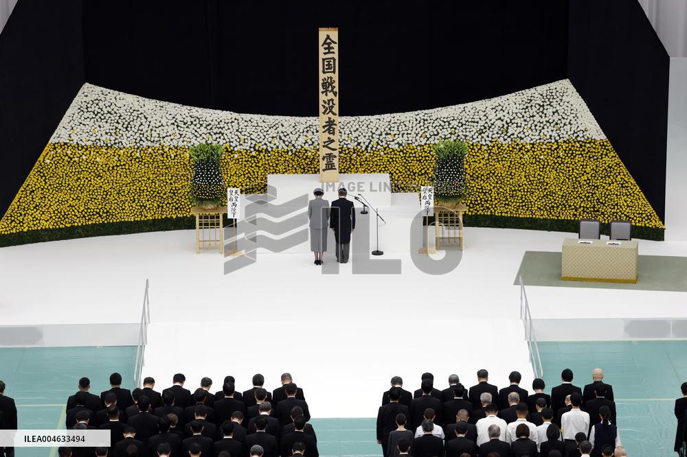 Japan marks 80th anniv. of WWII surrender