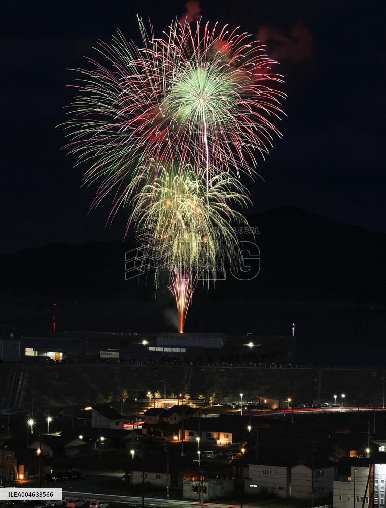 Fireworks launched for victims of March 2011 disaster