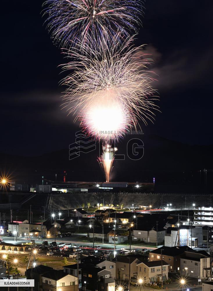 Fireworks launched for victims of March 2011 disaster