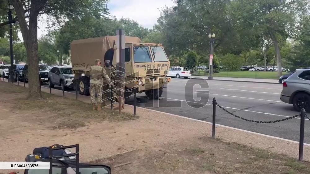 US: 800 National Guard Deployed in Washington D.C. Amid Low Crime Rates