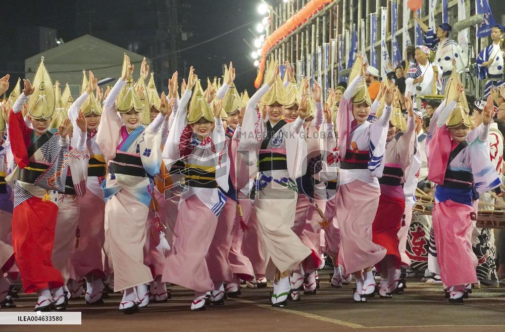 Awa dance festival in western Japan