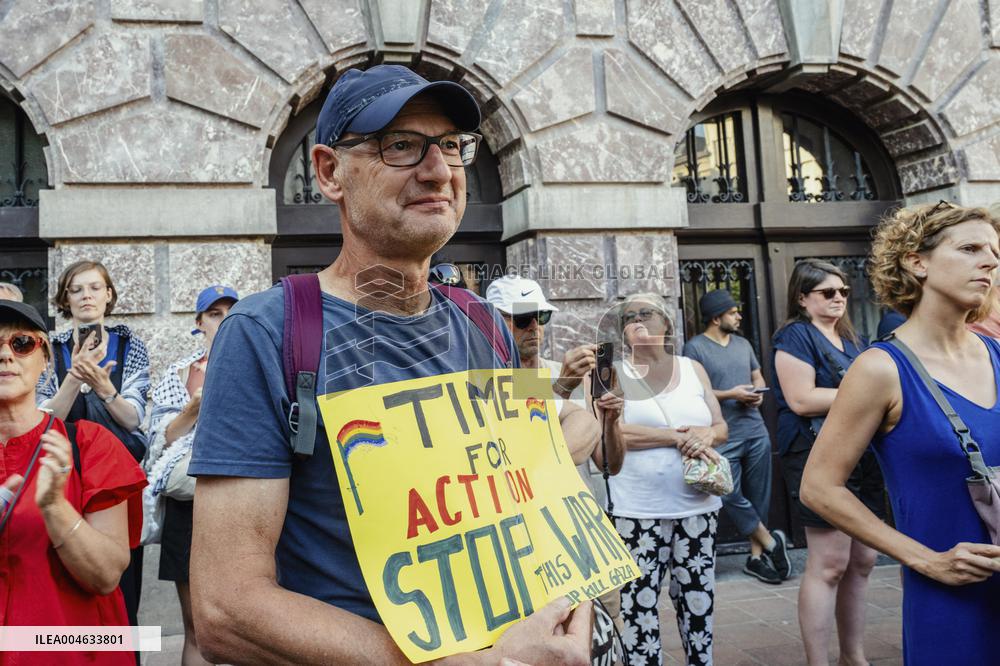 Antwerp Belgium Protest in Solidarity with Gaza - Belgium