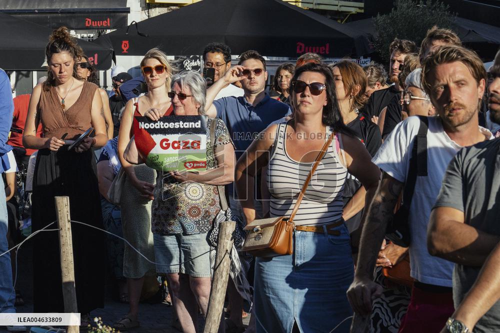 Antwerp Belgium Protest in Solidarity with Gaza - Belgium