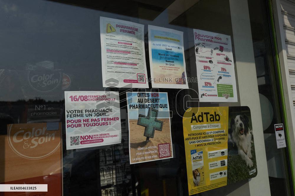 Illustration - 93% of French Pharmacies to Close on August 16 - France