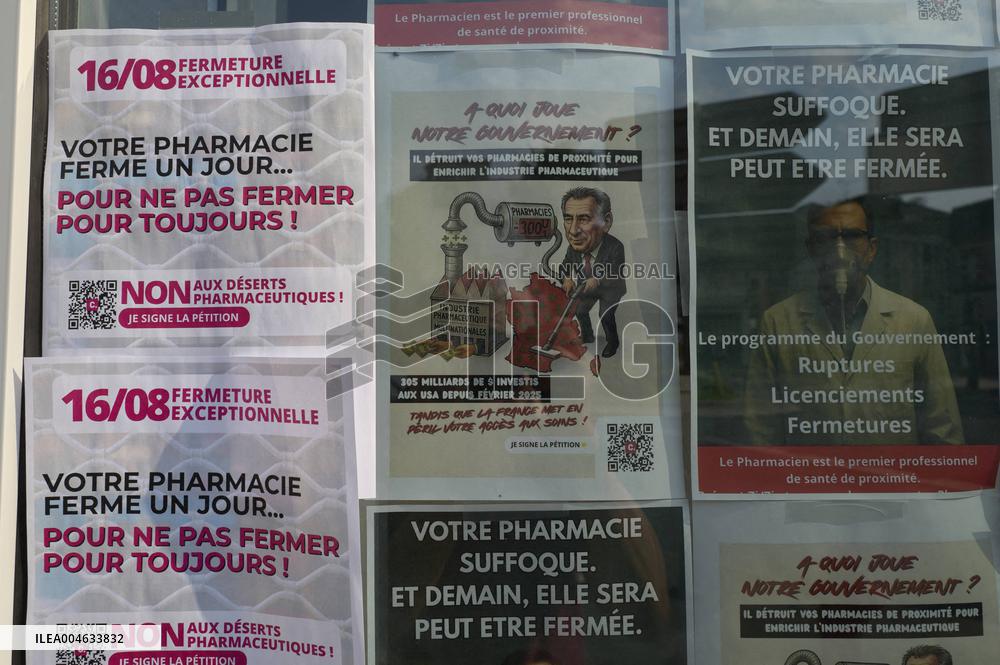 Illustration - 93% of French Pharmacies to Close on August 16 - France