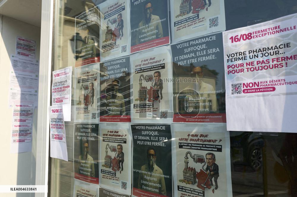 Illustration - 93% of French Pharmacies to Close on August 16 - France