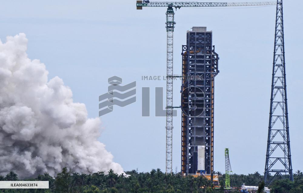 Hainan Long March 10 Rocket Fire Test - China