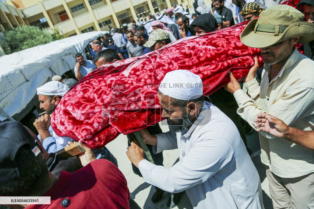 Palestinians Mourn Awda Al Hathalin