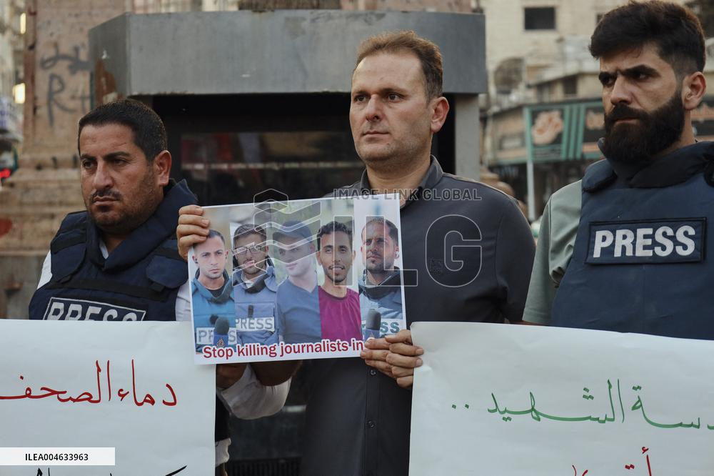 Solidarity with Palestinian Journalists in Idlib - Syria