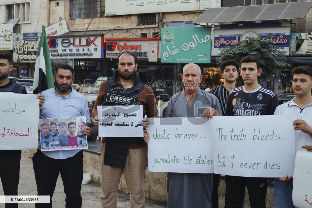 Solidarity with Palestinian Journalists in Idlib - Syria