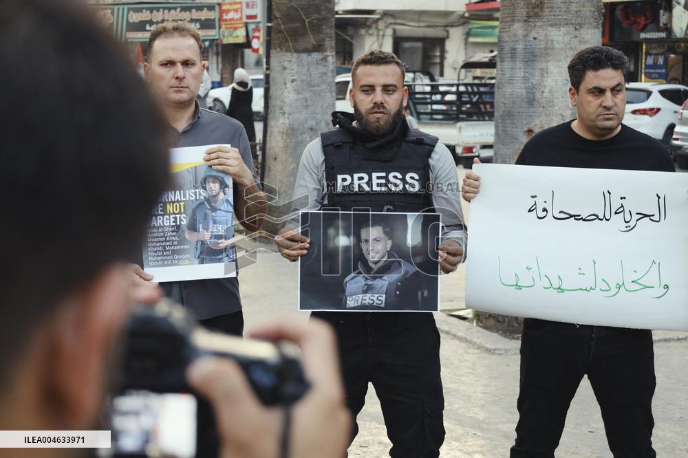 Solidarity with Palestinian Journalists in Idlib - Syria