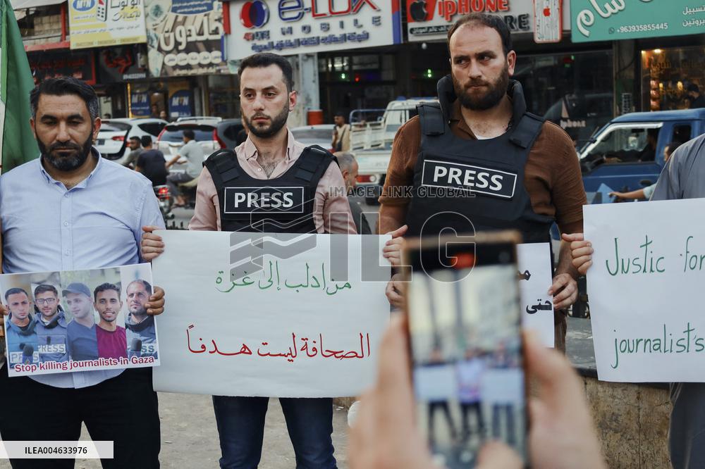 Solidarity with Palestinian Journalists in Idlib - Syria