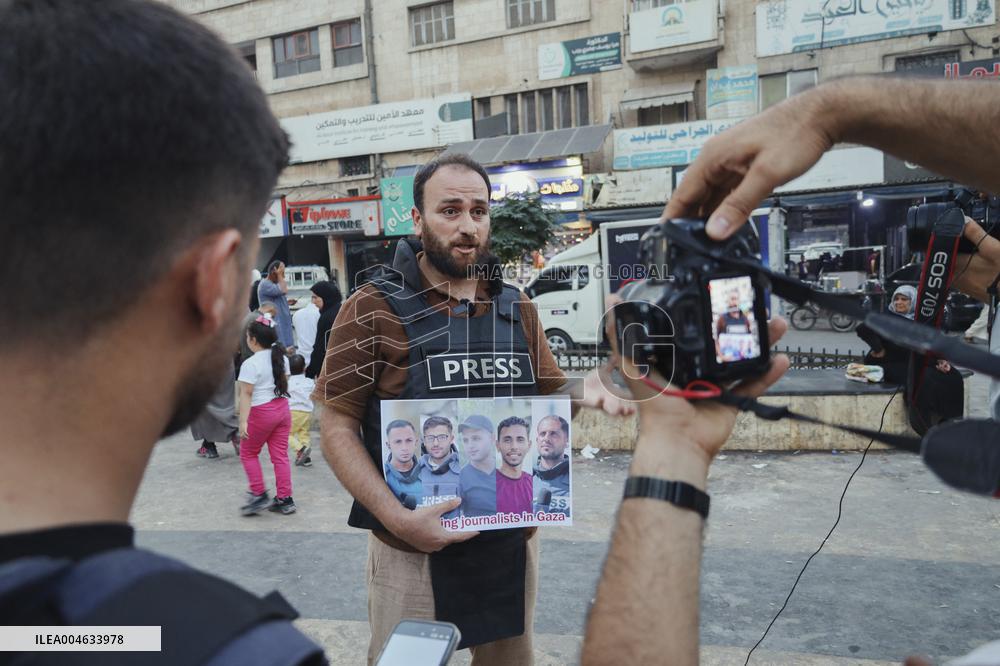 Solidarity with Palestinian Journalists in Idlib - Syria