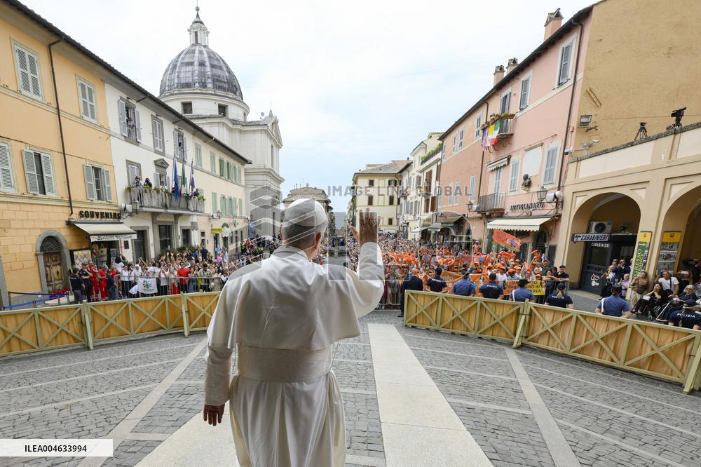 Pope Leo XIV Leads Mass Of The Assumption - Castel Gandolfo