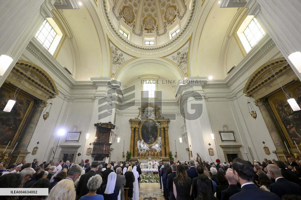 Pope Leo XIV Leads Mass Of The Assumption - Castel Gandolfo