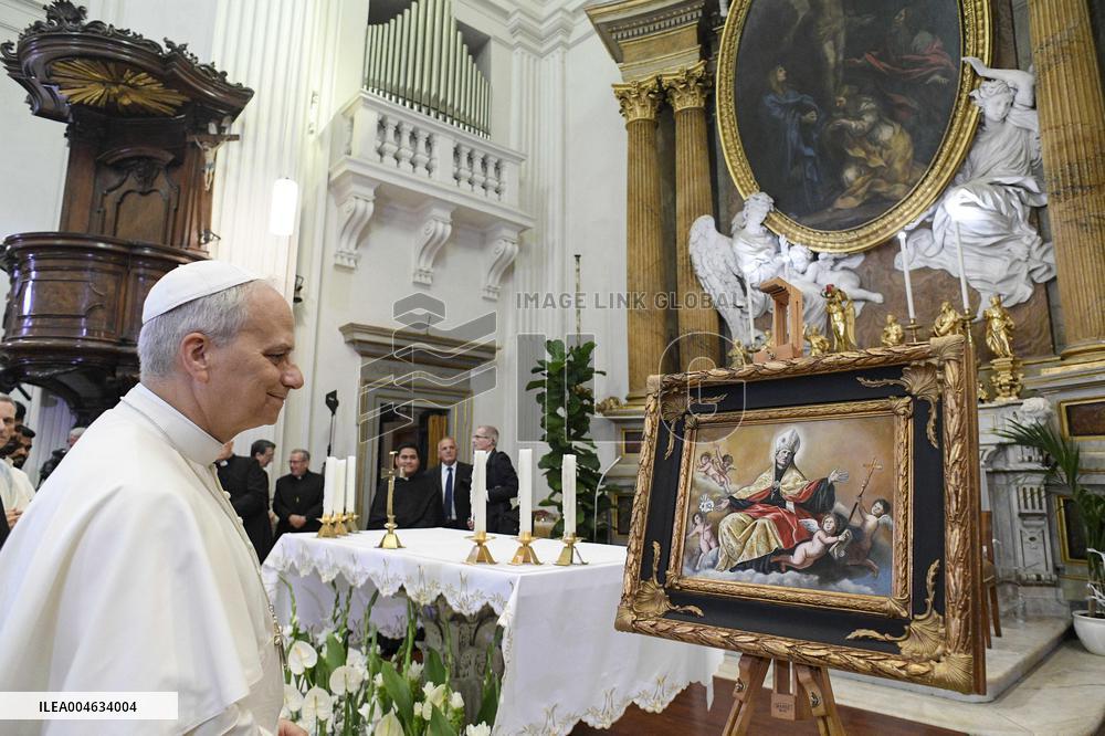 Pope Leo XIV Leads Mass Of The Assumption - Castel Gandolfo