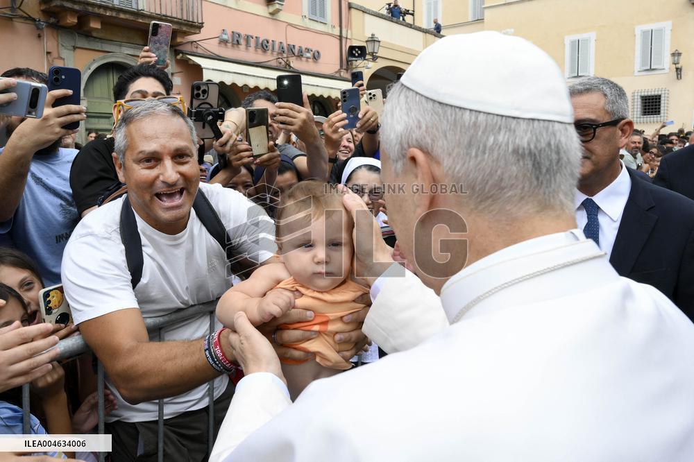 Pope Leo XIV Leads Mass Of The Assumption - Castel Gandolfo