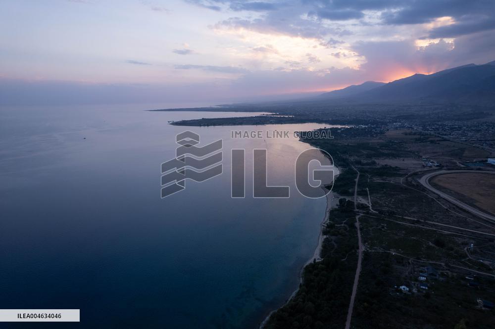 Issyk-Kul Lake Scenic Views in Kyrgyzstan