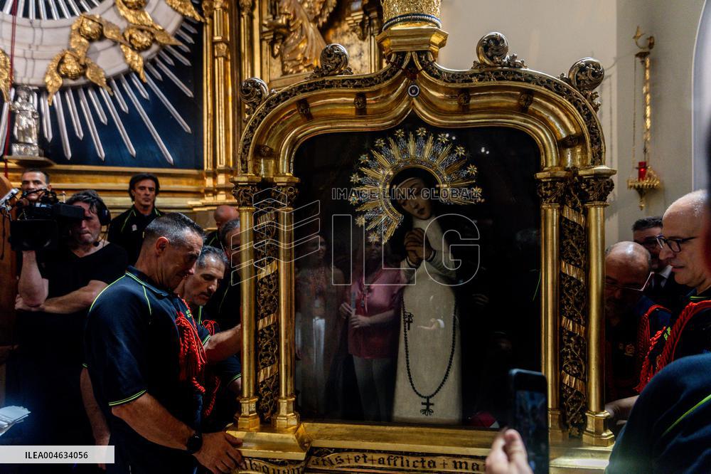 Events in honor of the Virgen de la Paloma in Madrid - Spain