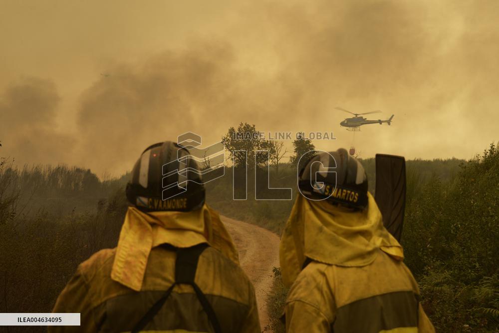 Wildfire in Ourense Burns Over 31,000 Hectares - Spain