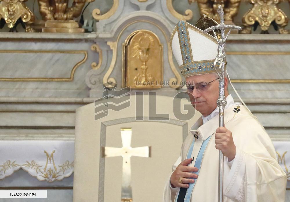Pope Leo XIV Leads Mass Of The Assumption - Castel Gandolfo