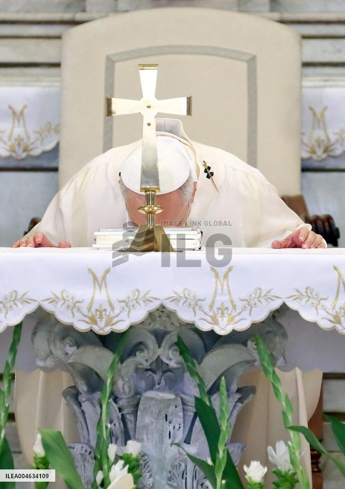 Pope Leo XIV Leads Mass Of The Assumption - Castel Gandolfo
