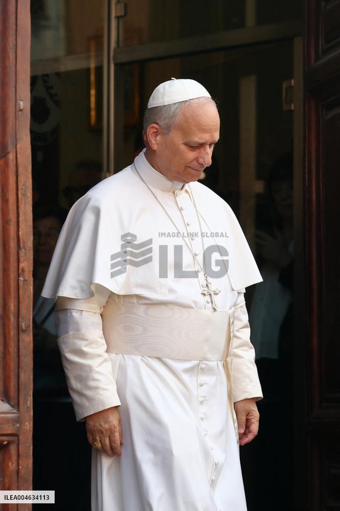 Pope Leo XIV Leads Mass Of The Assumption - Castel Gandolfo