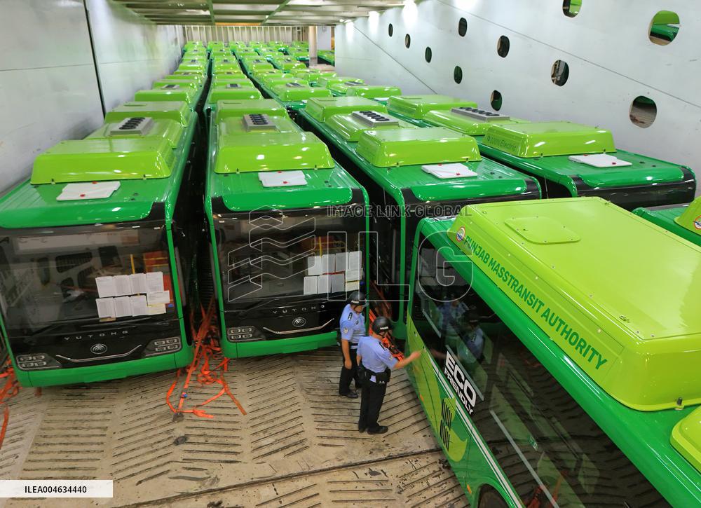 Chinese New Energy Buses Exported To Pakistan