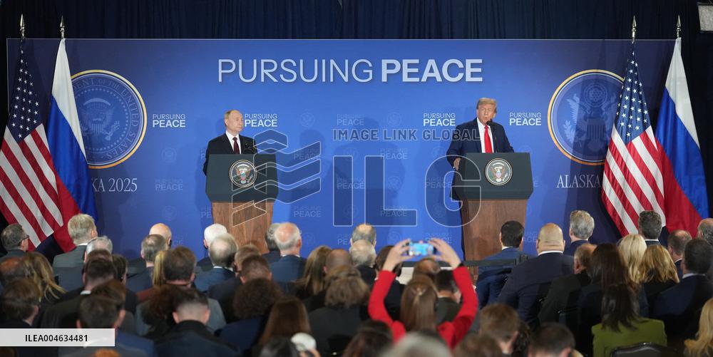 Putin and Trump Summit Press Conference in Anchorage - Alaska