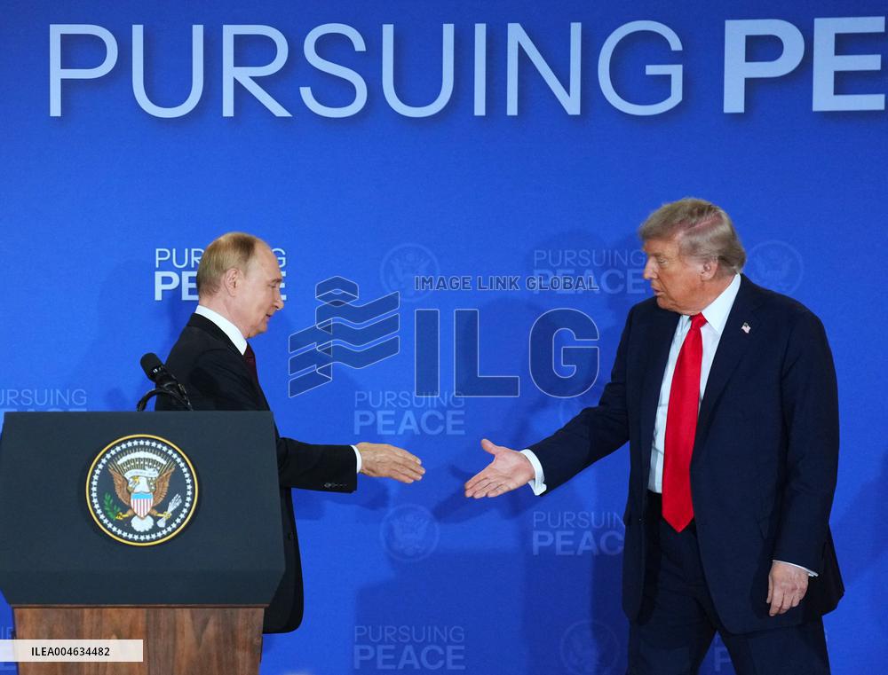 Putin and Trump Summit Press Conference in Anchorage - Alaska