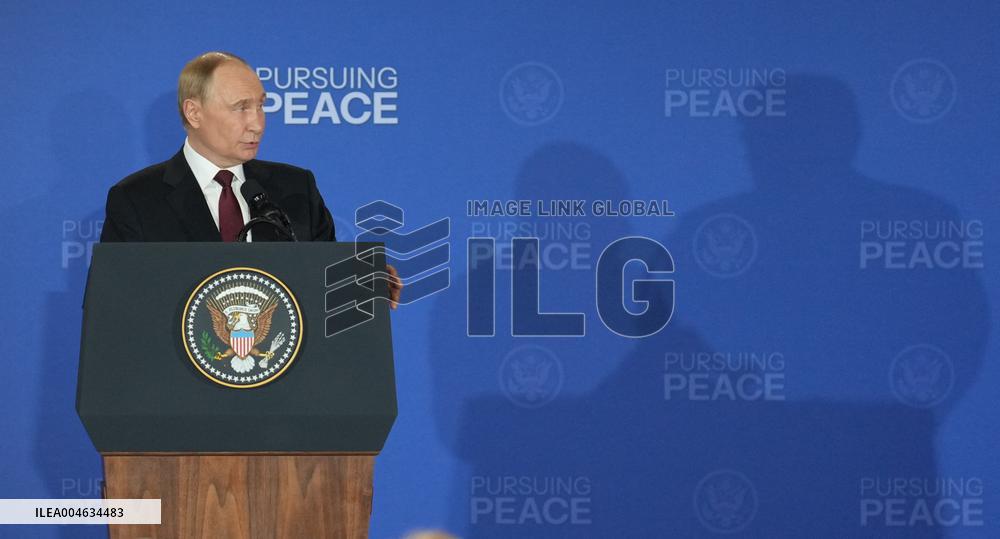 Putin and Trump Summit Press Conference in Anchorage - Alaska