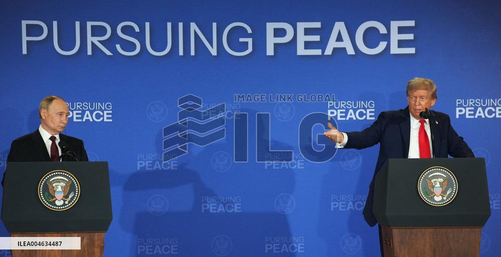 Putin and Trump Summit Press Conference in Anchorage - Alaska