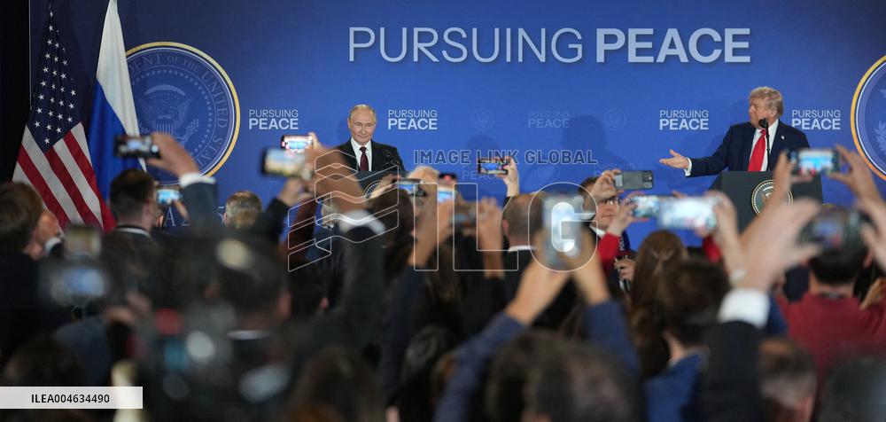 Putin and Trump Summit Press Conference in Anchorage - Alaska