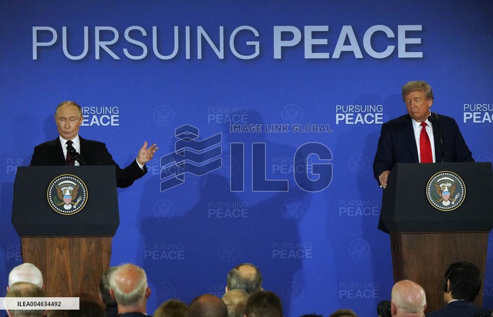 Putin and Trump Summit Press Conference in Anchorage - Alaska