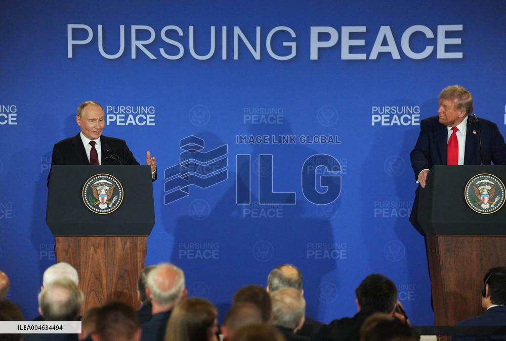 Putin and Trump Summit Press Conference in Anchorage - Alaska