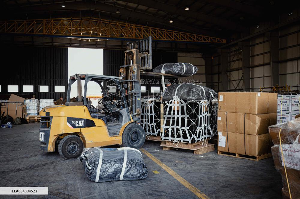 Jordanian Airdrop Aid in Gaza - Gaza