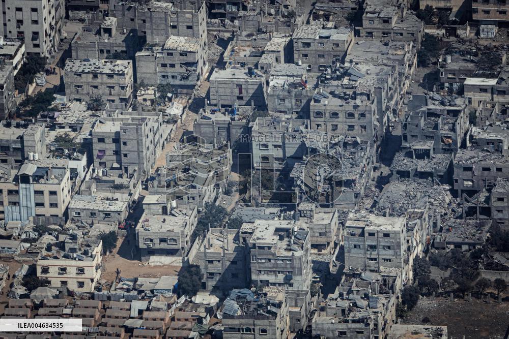 Jordanian Airdrop Aid in Gaza - Gaza