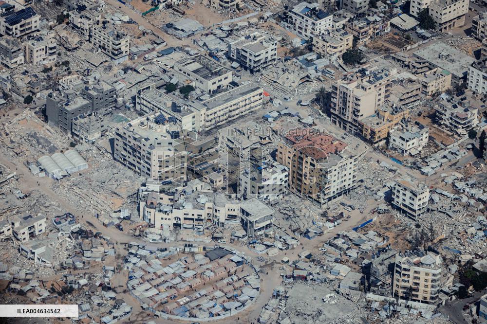 Jordanian Airdrop Aid in Gaza - Gaza