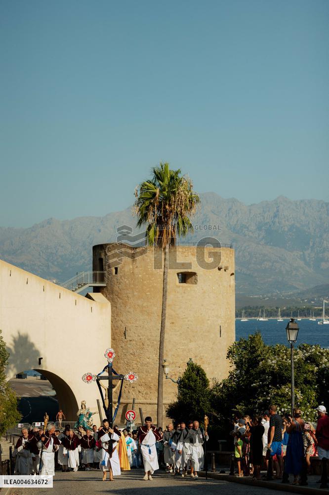 Procession of Saint Mary in Calvi