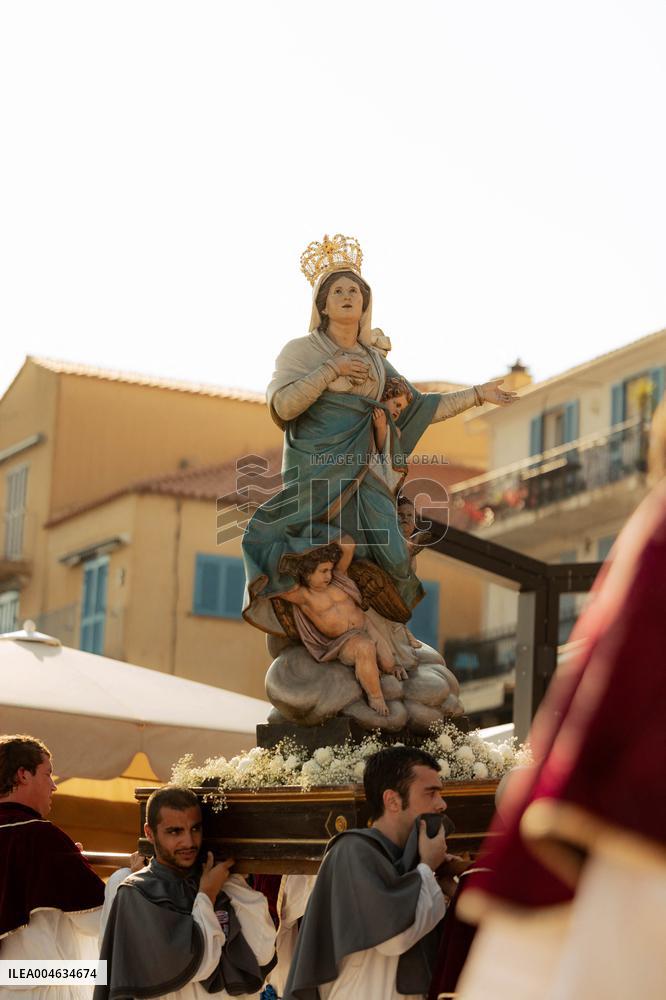 Procession of Saint Mary in Calvi