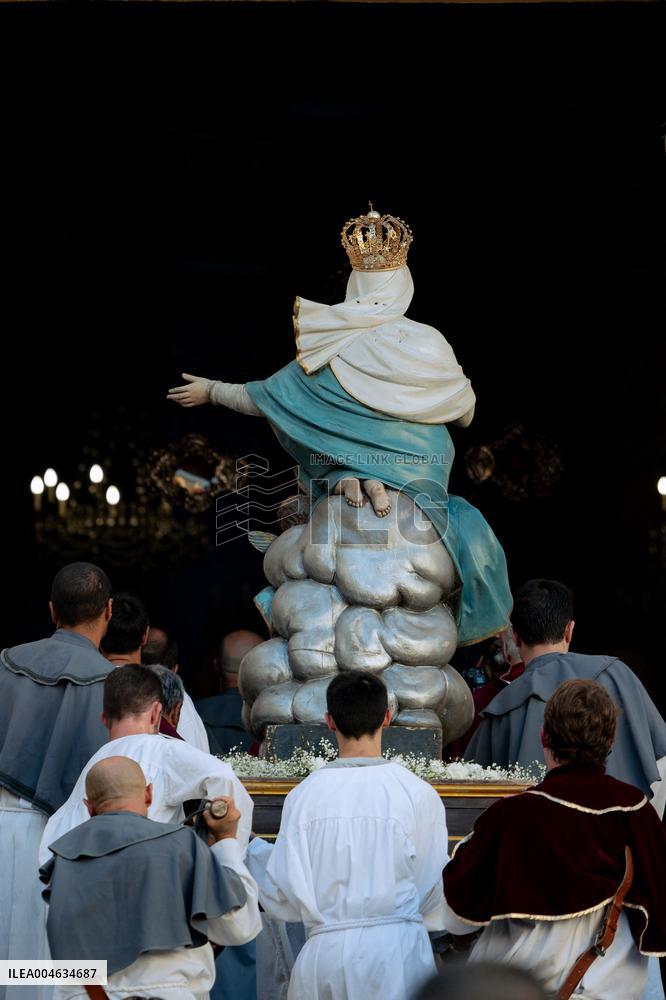 Procession of Saint Mary in Calvi