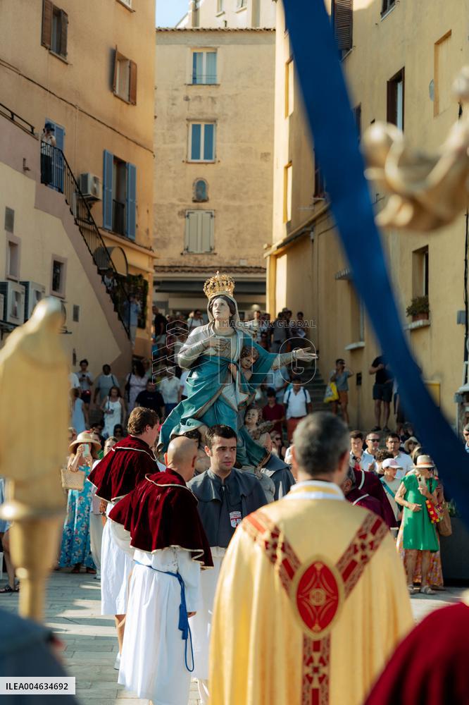 Procession of Saint Mary in Calvi