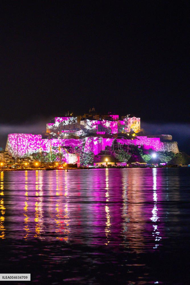 August 15th fireworks in Calvi - France