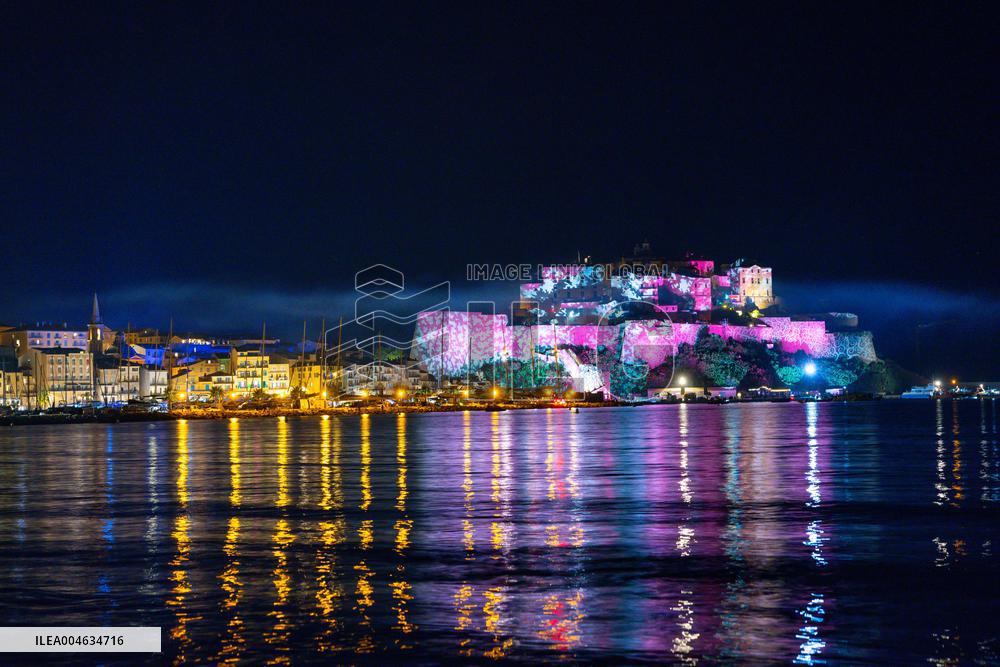August 15th fireworks in Calvi - France