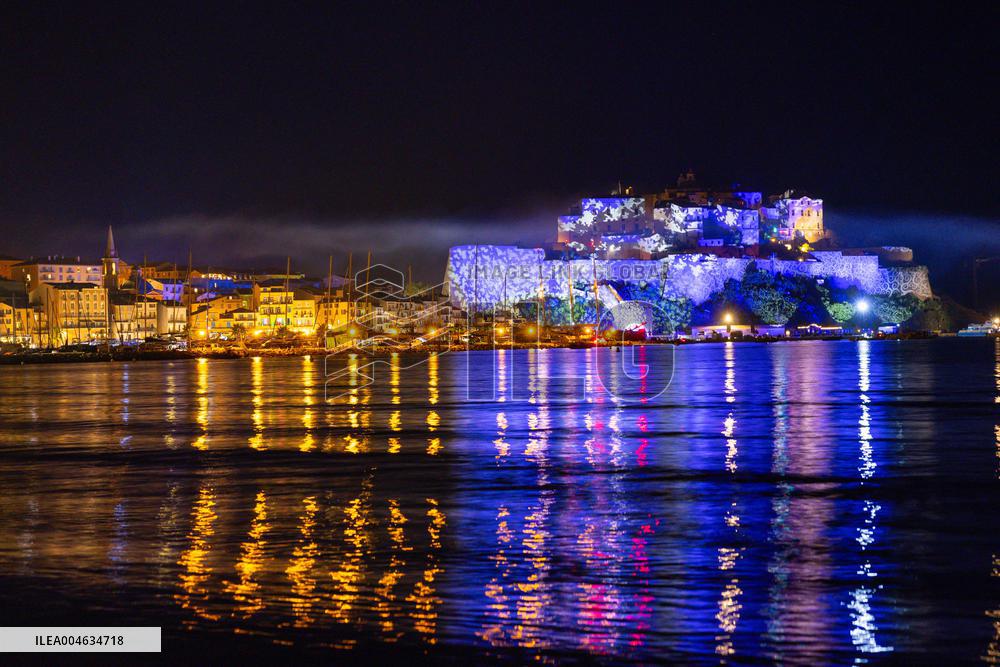 August 15th fireworks in Calvi - France