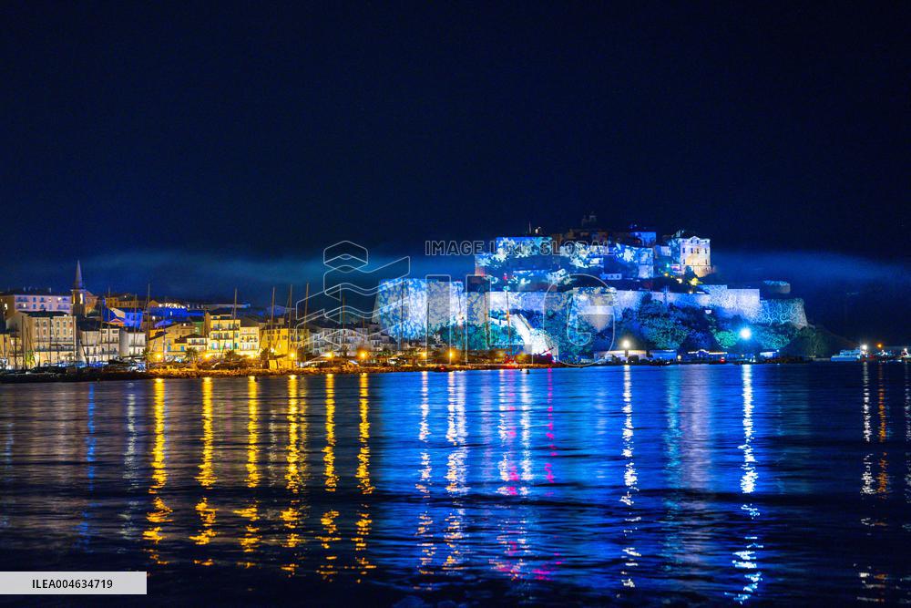 August 15th fireworks in Calvi - France